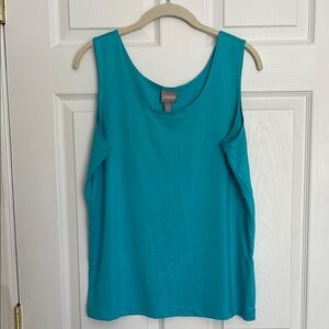 Chico's Teal Sleeveless Women's Top